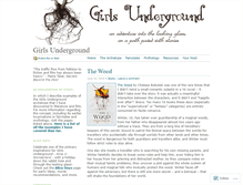 Tablet Screenshot of girls-underground.com